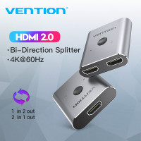 Двунаправленный HDMI 2.0 переключатель сплиттер 2 в 1 Vention 4K@60Hz (AFUH0)