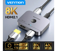 HDMI 2.1 Переключатель Разветвитель 2 в 1 Vention 8k 60hz 4k 120hz Двунаправленный
