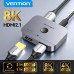 HDMI 2.1 Переключатель Разветвитель 2 в 1 Vention 8k 60hz 4k 120hz Двунаправленный