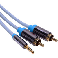 Кабель RCA 3.5 мм AUX Vention BCFSF 1 м