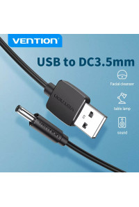 Кабель DC 3.5 x 1.35 mm 5V 2A USB 24 AWG Vention (CEX)