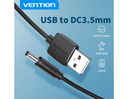 Кабель DC 3.5 x 1.35 mm USB 5V 2A Vention (CEX)