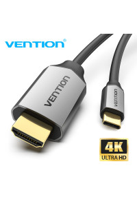 Кабель Type C HDMI 4K 60Hz USB 3.1 Thunderbolt 3 Vention (V-CGSB)