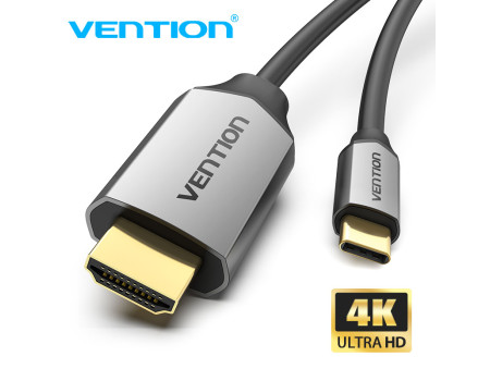 Кабель Type C HDMI 4K 60Hz USB 3.1 Thunderbolt 3 Vention (V-CGSB)