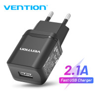 Сетевое зарядное устройство USB 5V 2.1A 10.5W Vention (Black)