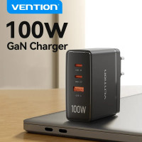 GaN зарядка 100W USB-C Vention для iPhone Xiaomi MacBook 