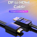 Кабель Displayport HDMI 1080P 3D DP Vention (HADBG)