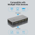 KVM перемикач USB VGA Switch Vention для 2 комп'ютерів