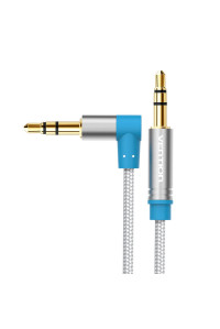 Кабель 3.5 мм 3.5 мм AUX 90° Vention P350AW 0.5 м