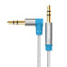 Кабель 3.5 мм 3.5 мм AUX 90° Vention P350AW 0.5 м