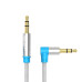 Кабель 3.5 мм 3.5 мм AUX 90° Vention P350AW 0.5 м