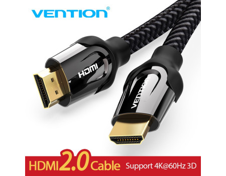 Кабель HDMI 2.0 Vention 4K HDR ARC 3D (VAA-B05-BK)