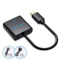 Переходник HDMI VGA со звуком и доп. питанием Vention VAA-V11B