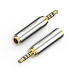 Переходник micro jack 2.5 mini jack 3.5 для наушников 3.5 мм Vention VAB S02 SV