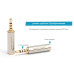Переходник micro jack 2.5 mini jack 3.5 для наушников 3.5 мм Vention VAB S02 SV