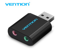 Внешняя карта USB AUX Vention VAB-S17-BK
