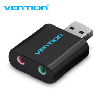 Внешняя карта USB AUX Vention VAB-S17-BK