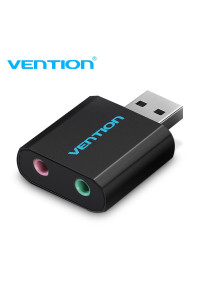 Внешняя карта USB AUX Vention VAB-S17-BK