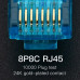 Кабель CAT5e UTP Ethernet RJ45 RJ45 100 Мбіт/с Vention Blue 0.75 м (VAP-A10-S075)