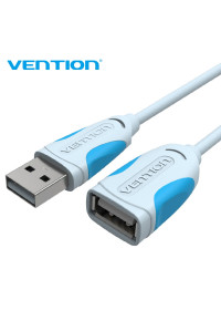 Подовжувач USB 2.0 Vention для комп'ютера ноутбука 1 метр (VAS-A05-W100)