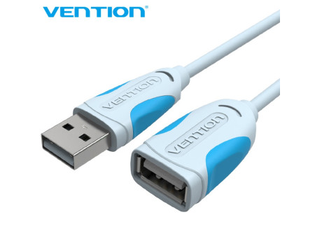 Подовжувач USB 2.0 Vention для комп'ютера ноутбука 1 метр (VAS-A05-W100)