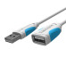Подовжувач USB 2.0 Vention для комп'ютера ноутбука 1 метр (VAS-A05-W100)