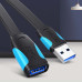 Удлинитель USB 3.0 Vention VAS-A13-BK