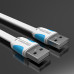 Кабель USB Type A Type A USB 2.0 Vention VAS A15-W100 1 метр