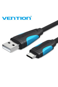 Кабель для быстрой зарядки USB Type-C Vention VAS36-B025 3А 20 см 