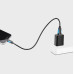 Кабель для быстрой зарядки USB Type-C Vention VAS36-B025 3А 20 см 