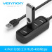 Хаб USB 2.0 Vention VASJ43-BK