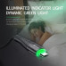 Кабель Micro USB YKZ Black Quick Charge з LED-підсвічуванням