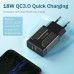 Сетевое зарядное устройство USB YKZ QC 3.0 18W