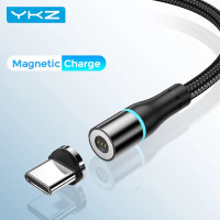 Магнітний кабель Type-C для заряджання YKZ Black